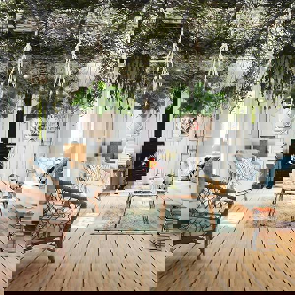 deAO Toys 3 Pack Hanging Basket Indoor Outdoor Hanging Plant basket with 3 Hooks