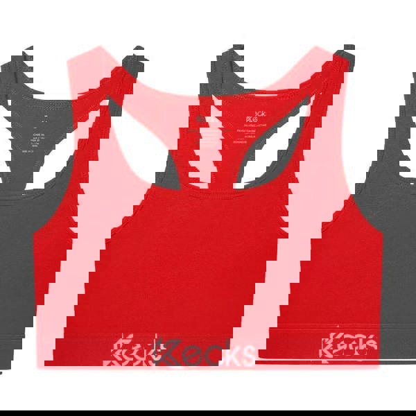 Kecks Red Modal Sports Bralette