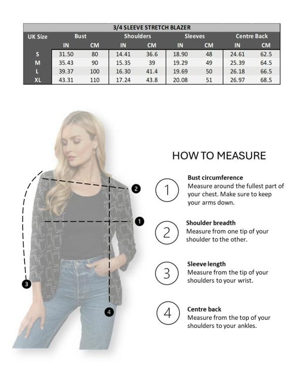 HotSquash 3/4 Sleeve Stretch Blazer