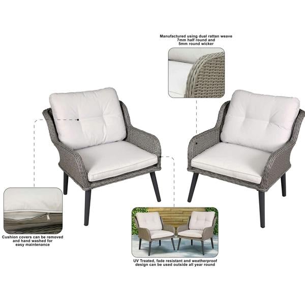 Dellonda DG79 Loungers Action shot - information