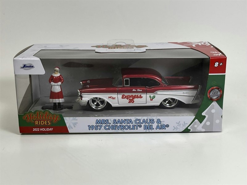 Jada Mrs Santa Claus and Chevrolet Bel Air 1:32 Scale Jada 253253008