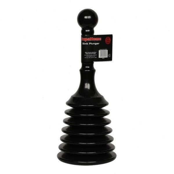 SupaHome Mini Sink Plunger - Black - 