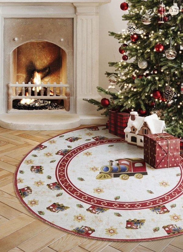 The Rugs Villeroy & Boch Toy's Round Christmas Rug – 160 cm