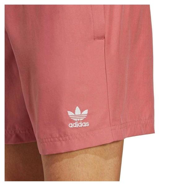 Adidas Mens Solid Swim Shorts - Pink - 