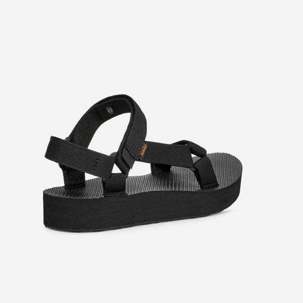 Teva MIDFORM UNIVERSAL Platform Sandals in Black