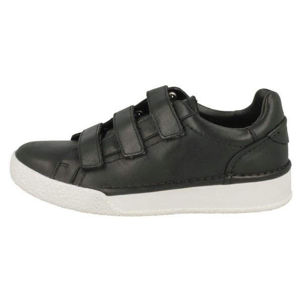 Clarks Ladies Clarks Hook And Loop Fastening Trainers CraftCup Strap