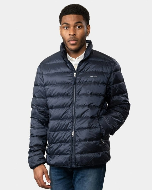 GANT Light Mens Down Jacket - 433 Evening Blue