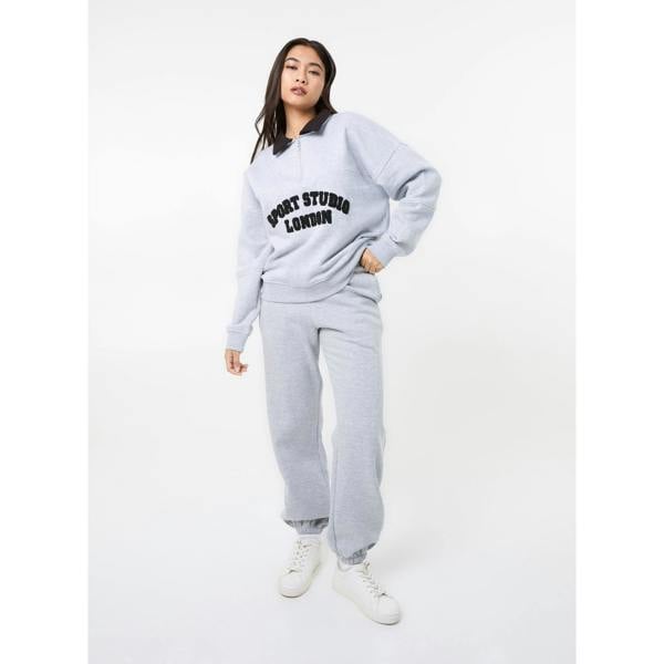 Pink Vanilla Sports Studio Half Zip Sweat
