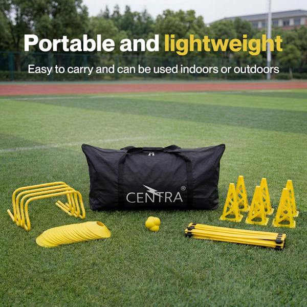 Centra  Football Training Equipment Pro Agility Speed Ladder Cones Hurdle Style