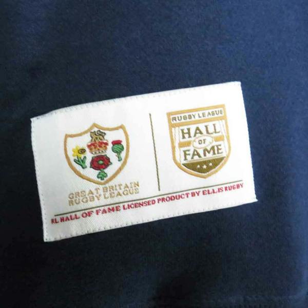 Rugby League Lions Sweatshirt Zipper Woven Label