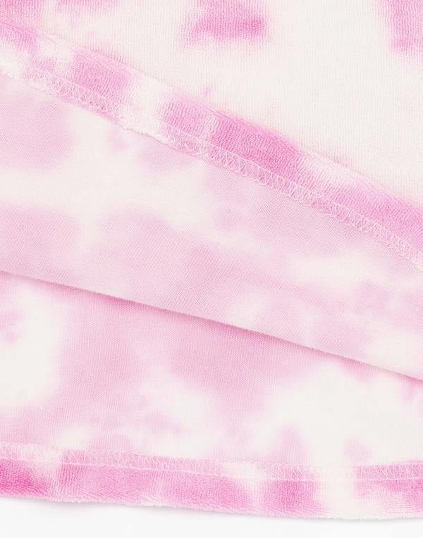 Barbie Girls Pink Tie Dye Poncho Towel