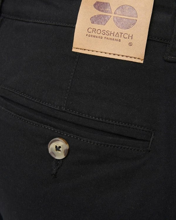 Crosshatch Sinwood Chino Shorts Black