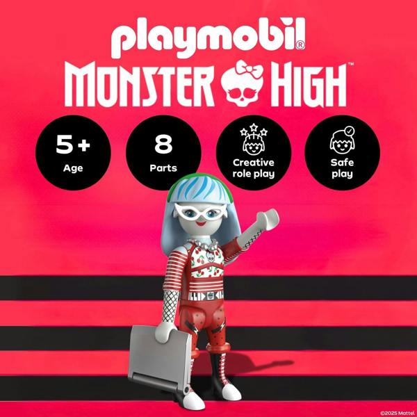 Playmobil X Monster High Ghoulia Yelps - 71997 Playset
