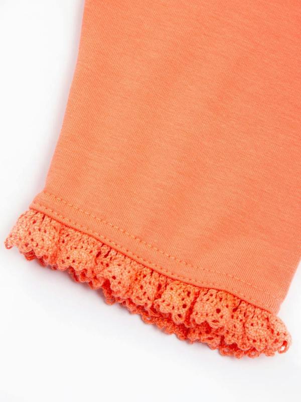 Kite Girls Organic Together Pedal Pushers Tangerine