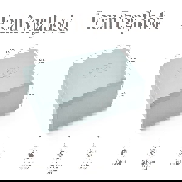 Myga Foam Yoga Block - 6 Colours Available