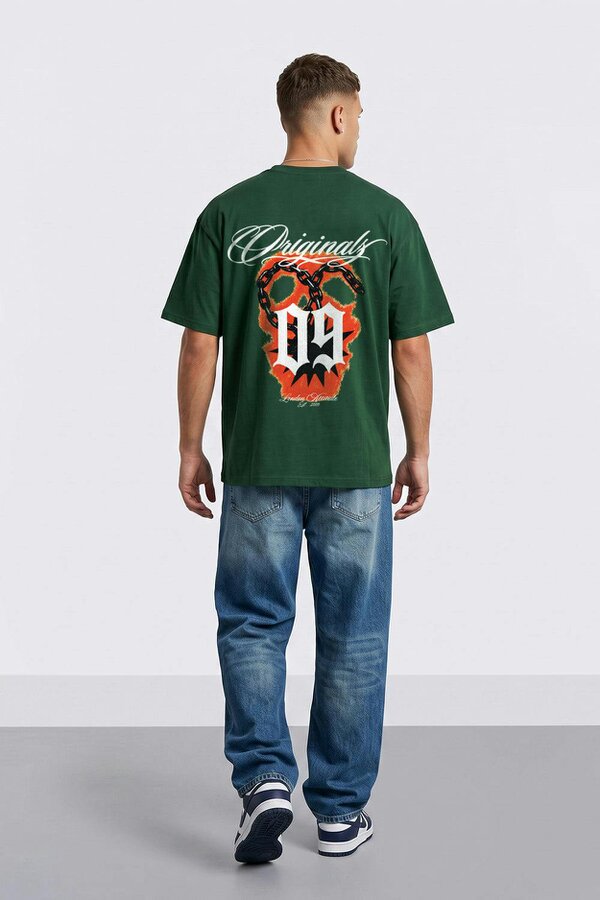 London Attitude Originals 09 Oversized Heavyweight Printed T-Shirt