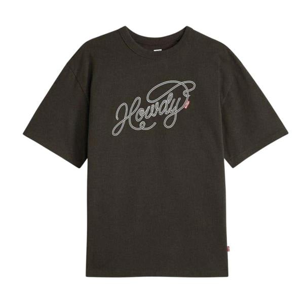 Levis Womens/Ladies Graphic Print Boyfriend T-Shirt - Black - 