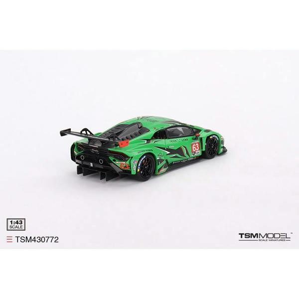 MCSlots Lamborghini Huracan GT3 EVO2 #63 Iron Lynx 2023 IMSA Daytona 24Hrs 1:43 Scale TSM430772