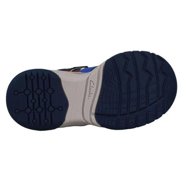 Clarks Kids Clarks Casual Colourblock Trainers Feather Pace