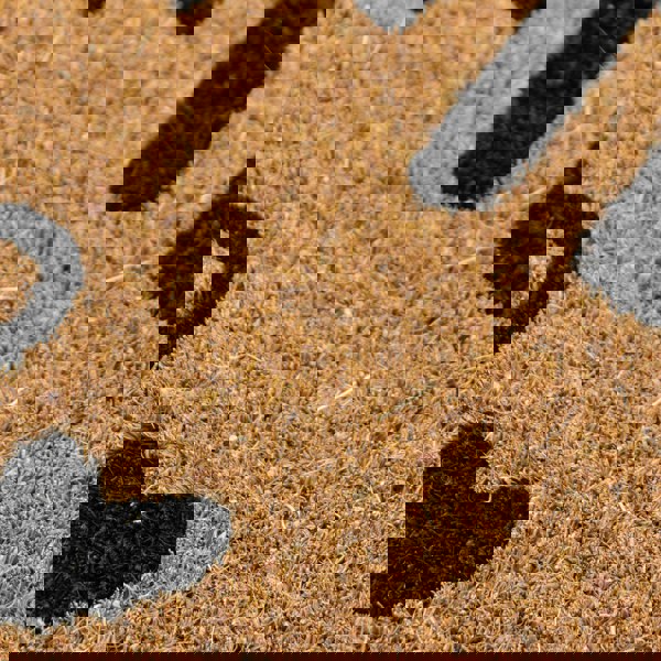 JVL Eco-Friendly Latex Backed Coir Entrance Doormat, 40x70cm - Home Hearts