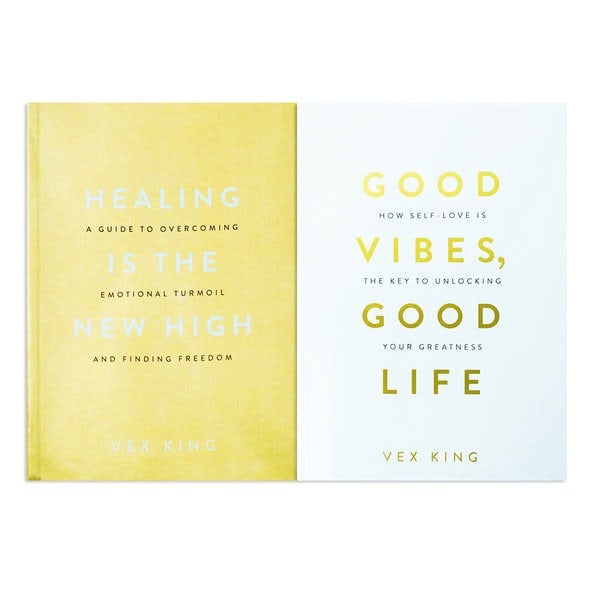 Ltd Healing Is the New High & Good Vibes, Good Life 2 Books Collection Box Set by Vex King