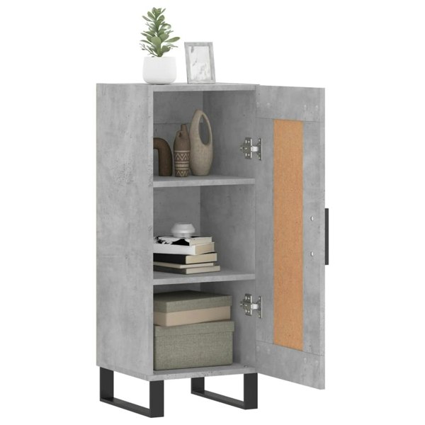 Berkfield Sideboard Concrete Grey 34.5x34x90 cm Engineered Wood