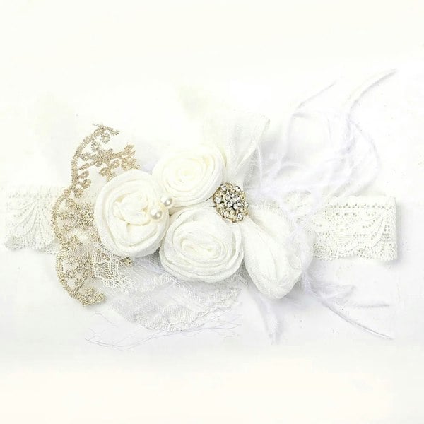 Lace Rosettes Head Piece