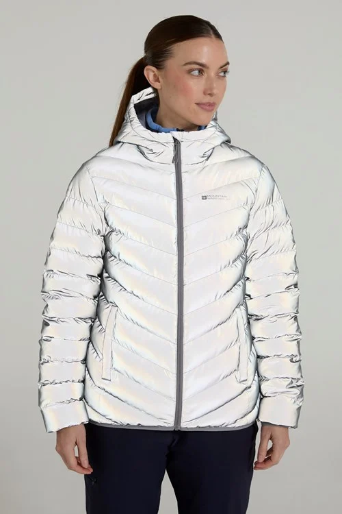 Mountain Warehouse Womens/Ladies Seasons Reflective Padded Jacket - Grey