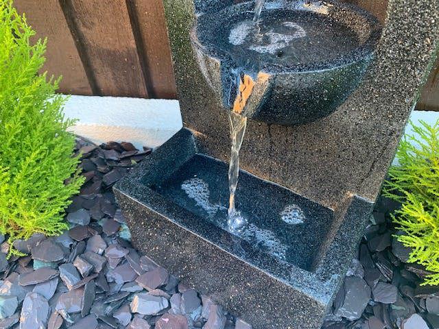Tranquillity Water Features Compact Ebony Contemporary Water Feature