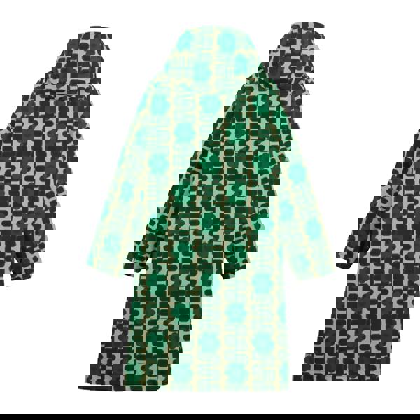 Regatta Girls Orla Kiely Giant Square Flower Changing Robe - Green - 