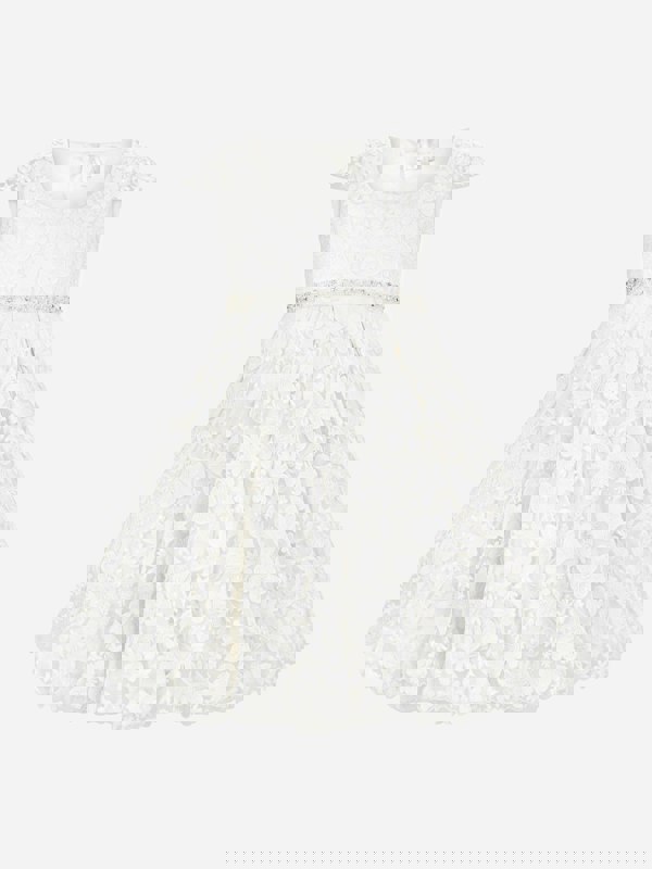 Maison Ava Girls Ariel Occasion Dress in Ivory