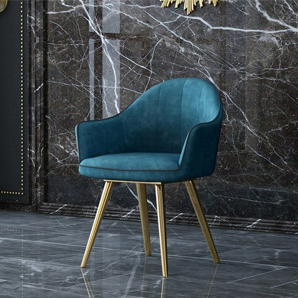 LUCI Dining Table, Marble And Gold Metal with dining room table corner
