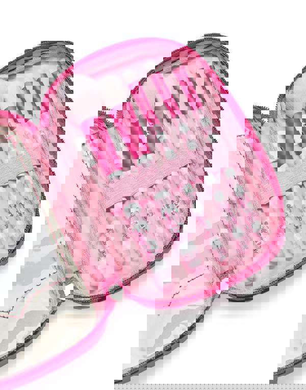 Barbie Womens Pink Retro Stripe Makeup Brush Set (One Size)