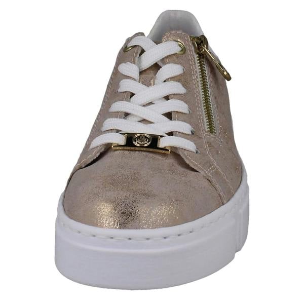 Rieker Ladies Rieker Embossed Metallic Trainers N5917