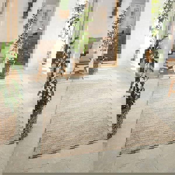 Mèlange Reversible Indoor & Outdoor Beige Rug