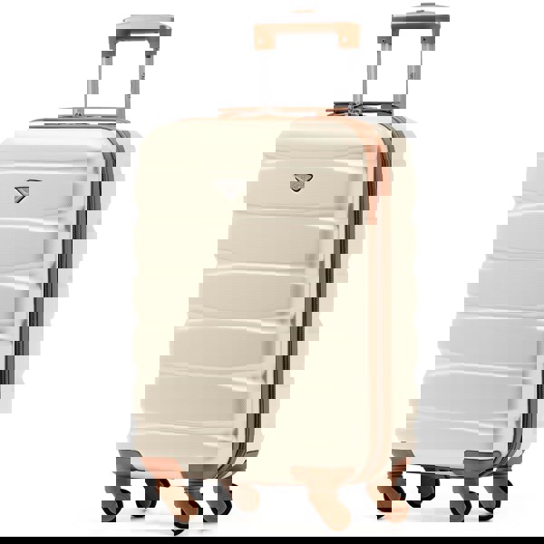 Flight Knight 55x35x20cm Cabin Carry Bag Hard Shell Suitcase 100+ Airline Approved