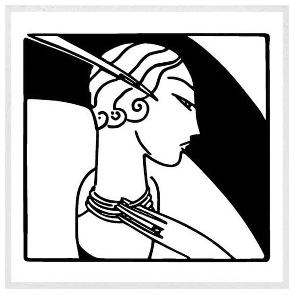 Benjamin Tate Design Art deco woman (picture Frame)