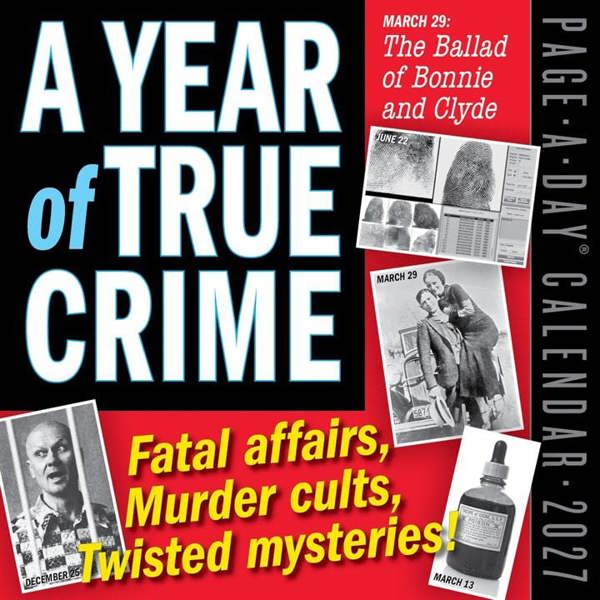 A Year of True Crime Desk Calendar 2027, Desk Calendars, Day To View, History & Literature, Gift