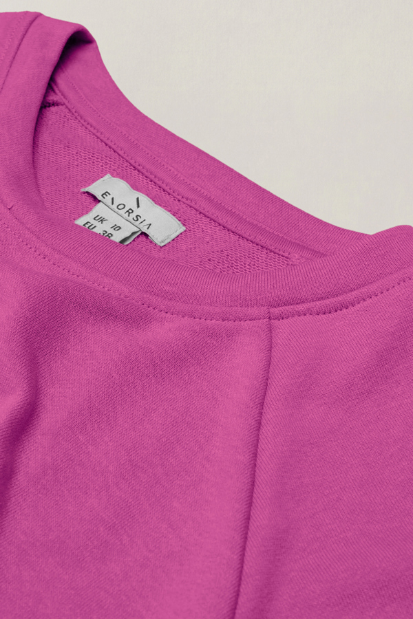 ENORSIA Raw Edge Sweatshirt
