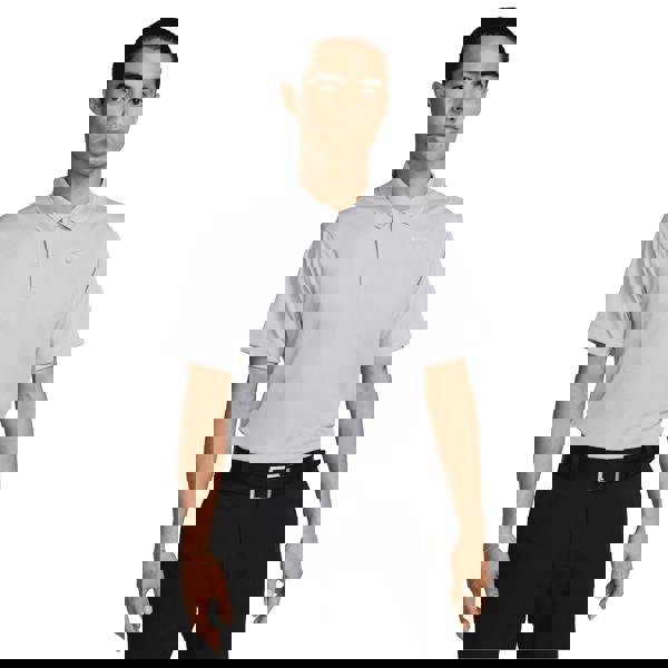 Nike Mens Victory Solid Polo Shirt - Wolf Grey/White - 