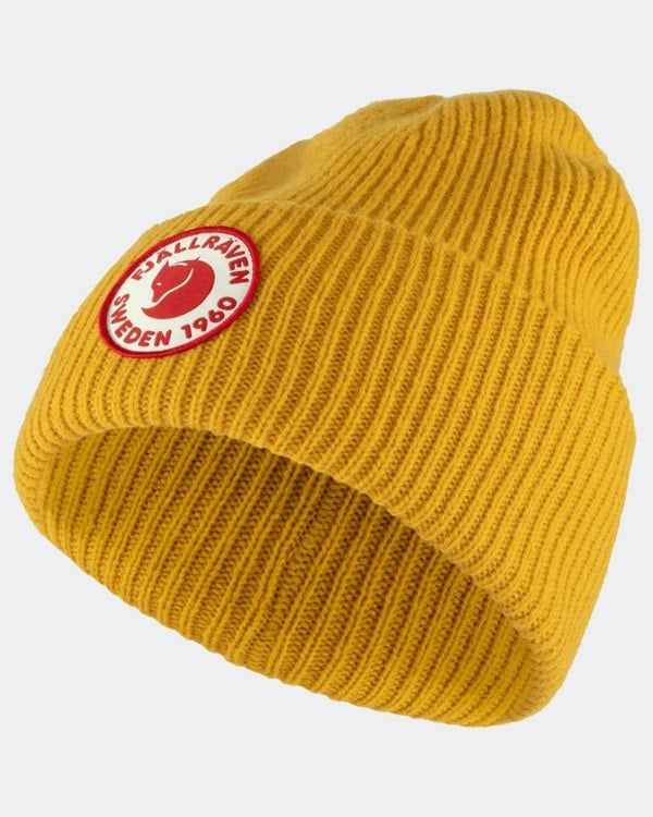 Fjallraven 1960 Logo Unisex Beanie - Mustard Yellow 161