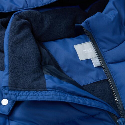 Regatta Kids Rover Padded Jacket - Aviator Blue/Navy - Aviator Blue/Navy - 63% Polyester/37% Recycled Polyester