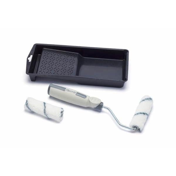 Harris Seriously Good Wall and Ceiling 4 Inch Roller Set - Black/White - 