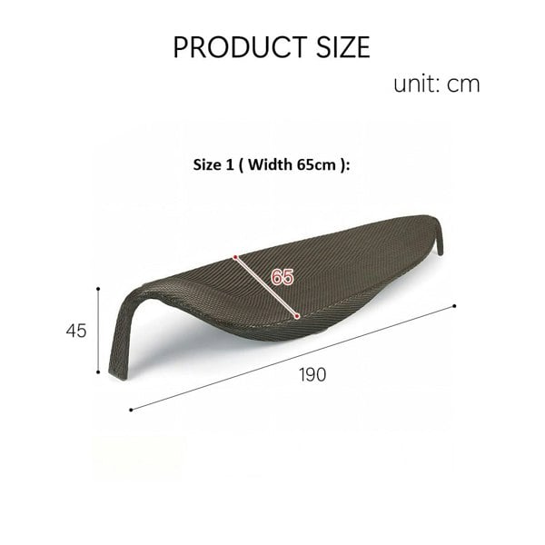 Rit Concept Escobar Garden Outdoor Sun Lounger, Rattan