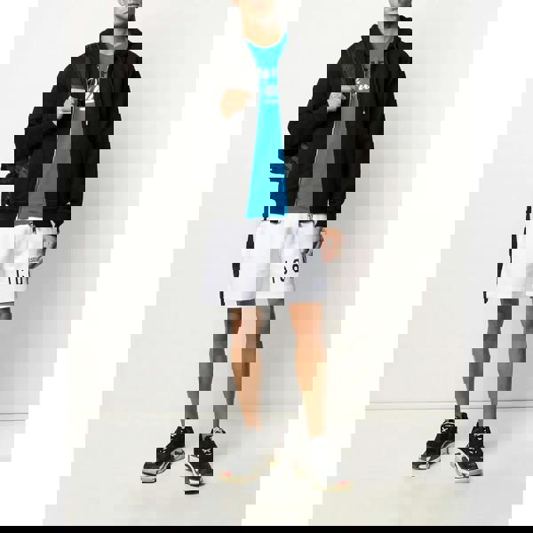 Dsquared ICON Logo Print Shorts   in  White