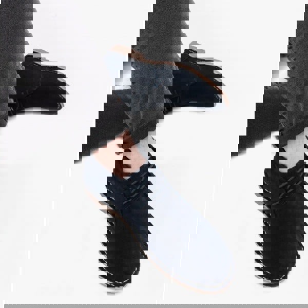 Popps VESPA Unisex Desert Boots Navy