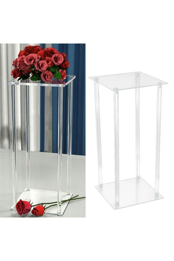 Living and Home Acrylic Wedding Center Flower Rack