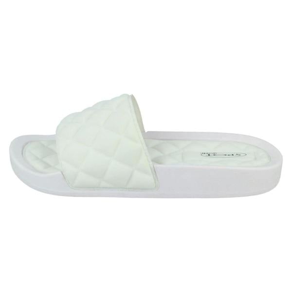 Spot On Ladies Spot On Quilted Sliders F00388