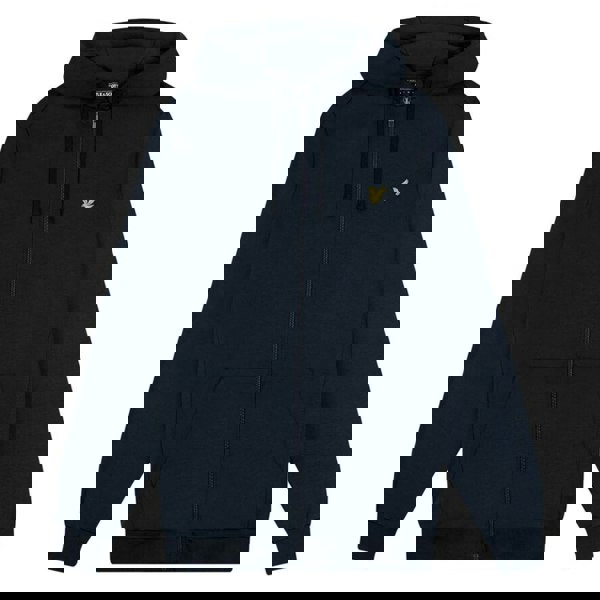 Lyle & Scott Full Zip Dark Navy Hoodie