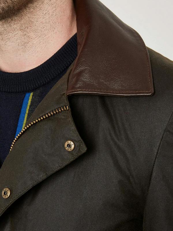 Serran London Green Waxed Jacket